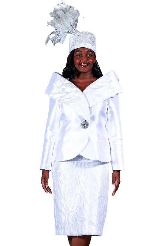British Style Giovanna Church Suit G1211-White