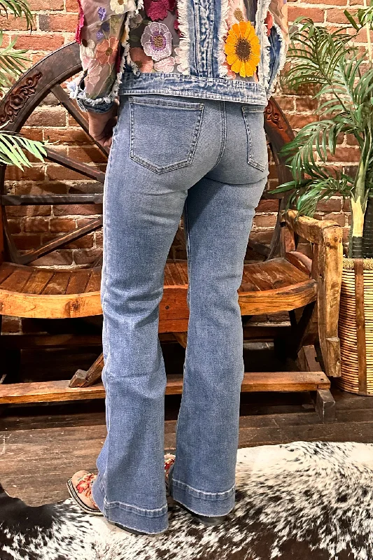 Integrated Design Kait Mid Rise Flare by JAG Jeans
