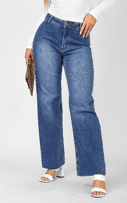 American Style Lucas Jeans - Mid Blue