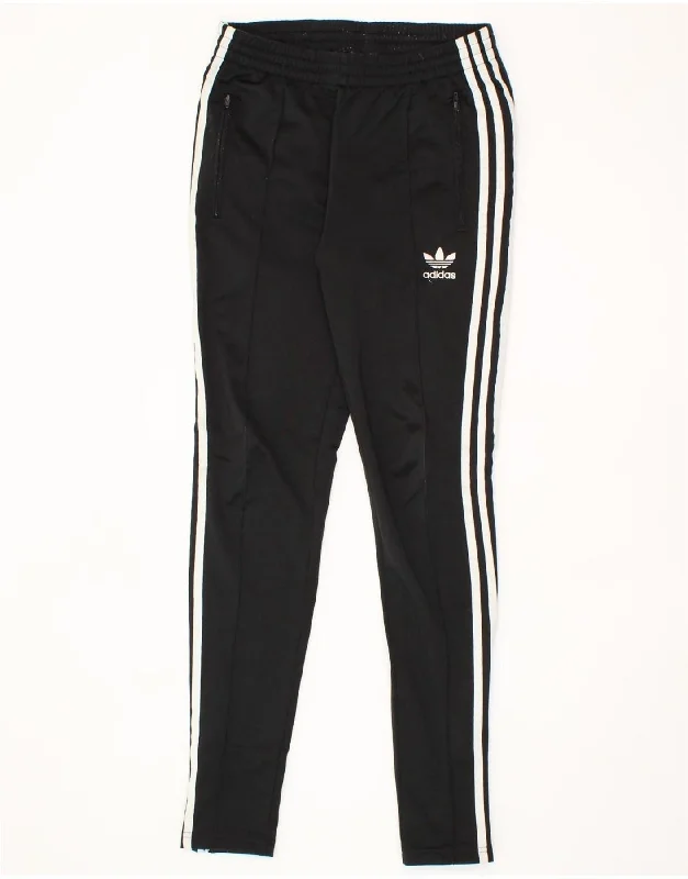 Classic Choice ADIDAS Womens Tracksuit Trousers UK 8 Small Black Polyester