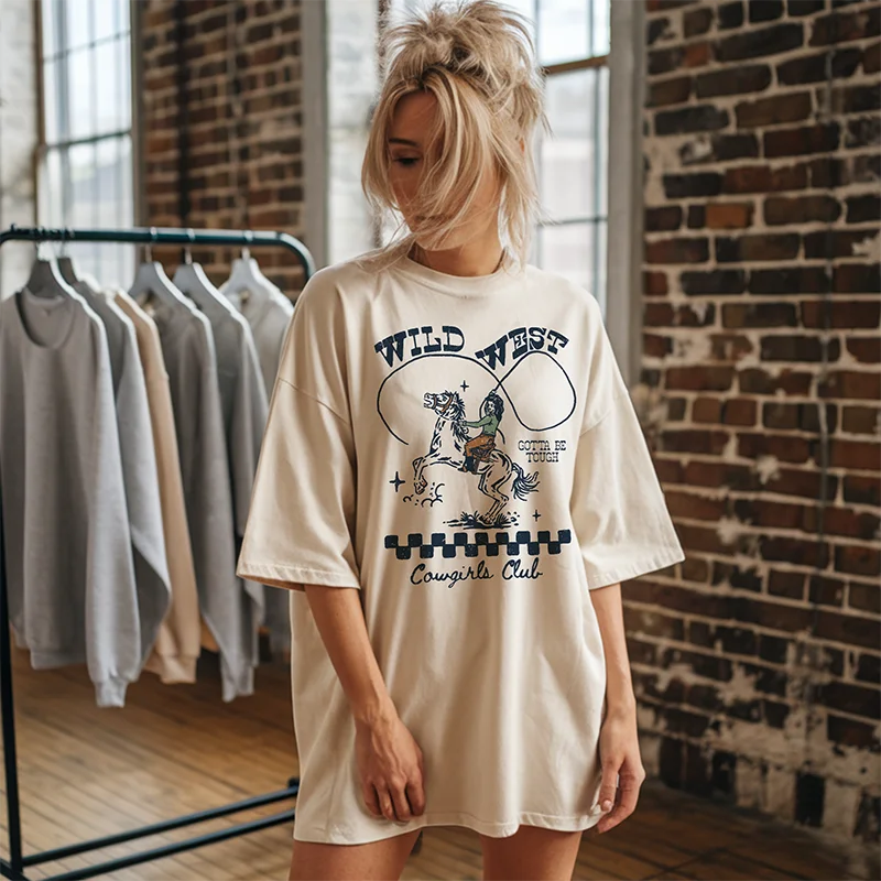 High Street Design Wild West Cowgirls Club Tee