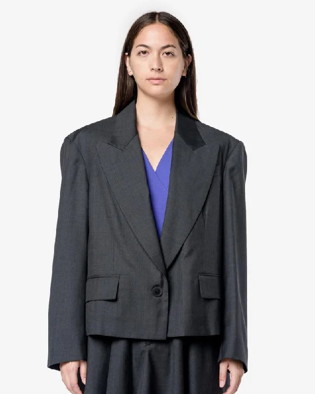End Of The Year Miller Jacket in Anthracite