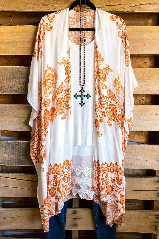 Minimal Classic AHB EXCLUSIVE: Keep Me Falling Kimono - RUST