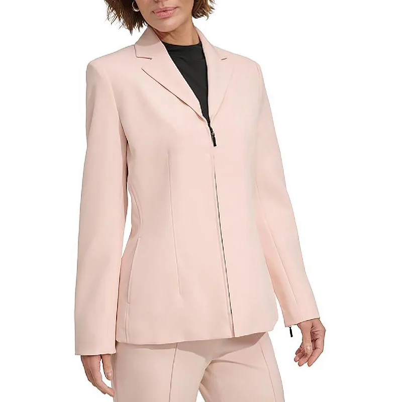 Urban Design Sense DKNY Womens Solid  Double-Breasted Blazer
