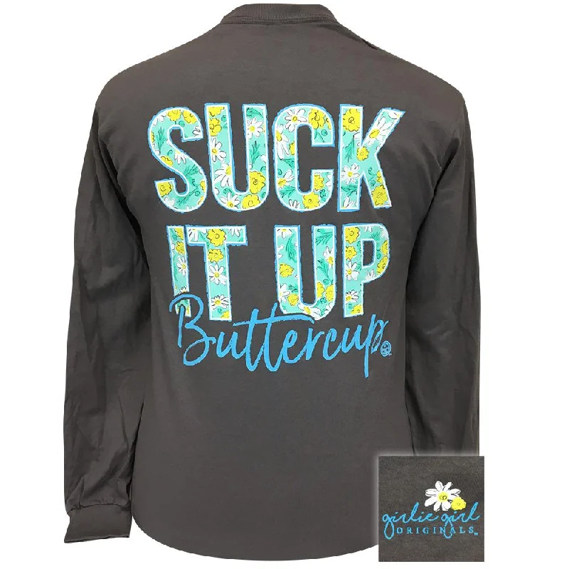 Youthful Vitality Suck It Up Buttercup Charcoal LS-2192
