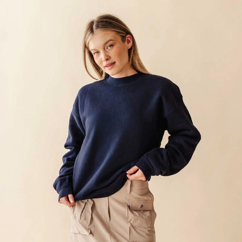 Fresh And Elegant Arrive Crew, Navy