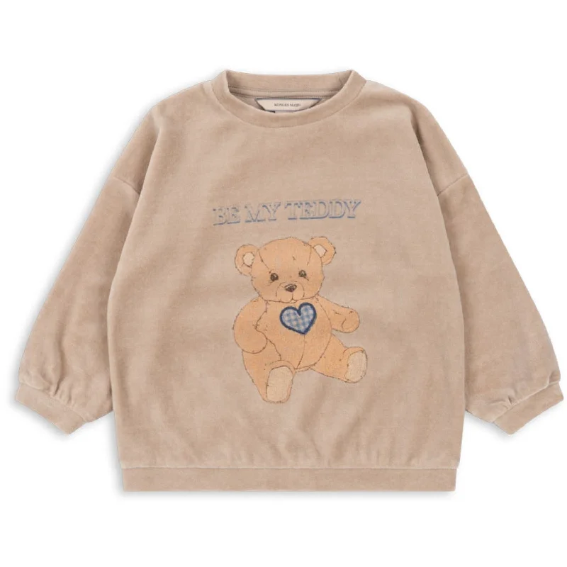Comfortable Fashion Konges Sløjd Oxford Tan Wally Sweat Shirt Gots