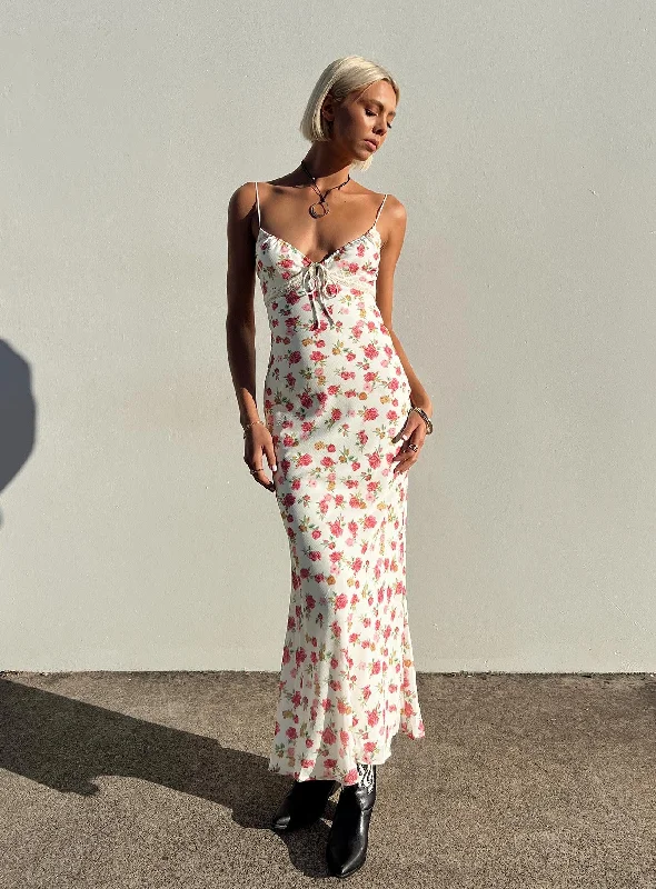 Retro Design Emily Maxi Dress Multi Floral