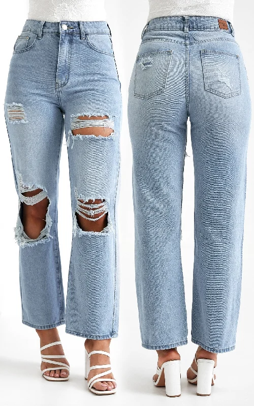 Bright Colors Genesis Jeans - Light Blue