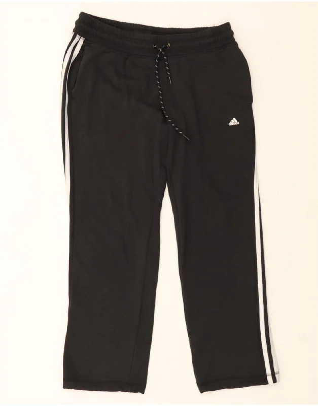 Versatile Itinerary ADIDAS Womens Climalite Tracksuit Trousers UK 16 Large Black Polyester