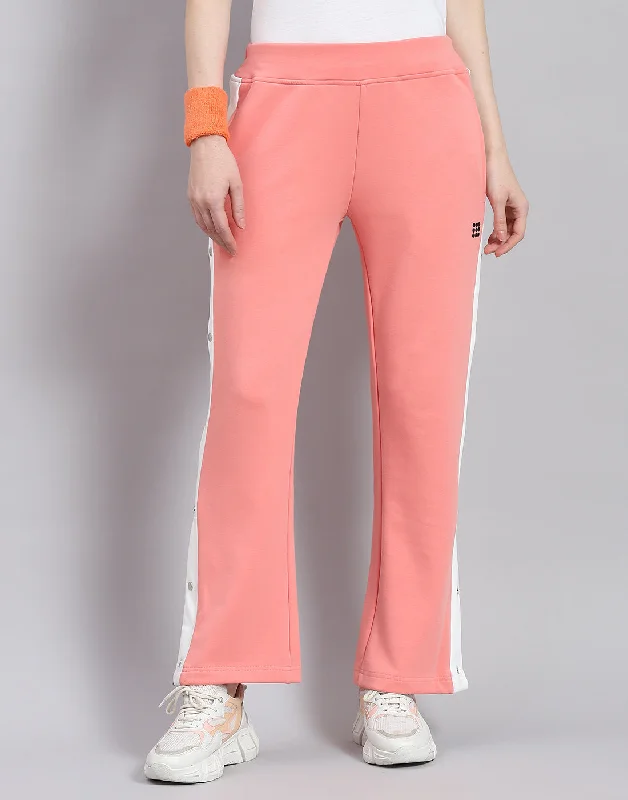 Classic Design Women Pink Solid Regular Fit Lower