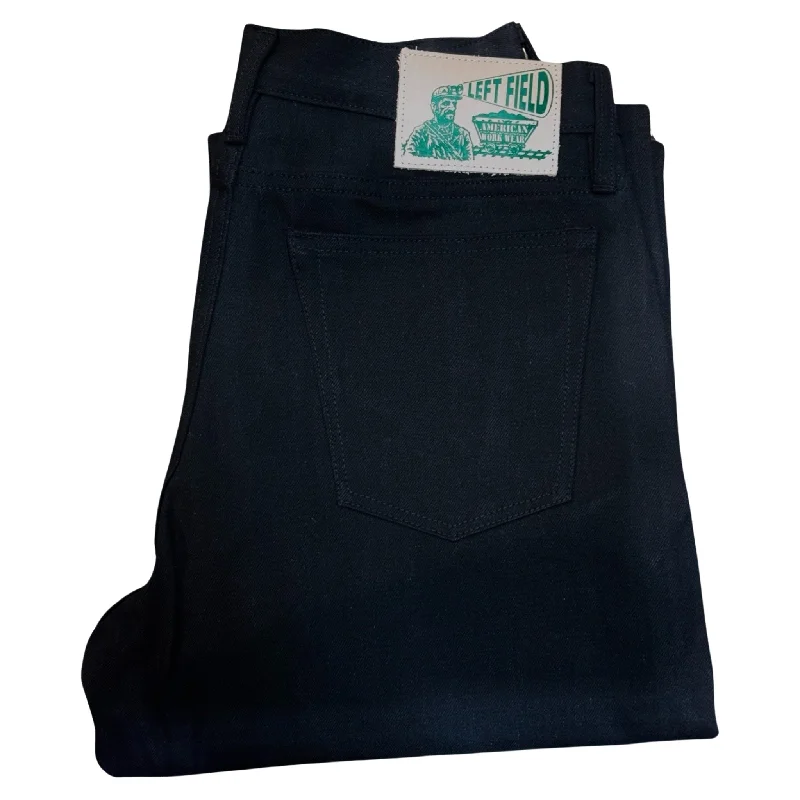 Sports Style Smokestacks Black Maria Vidalia Mills 14 oz selvedge Sulphur Denim Wide Leg ** size up inch in the waist