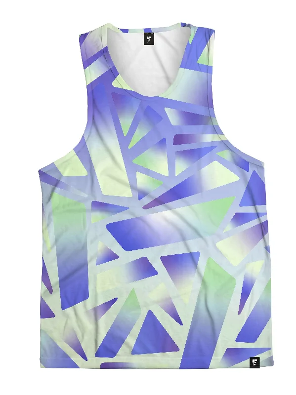 Body Design Electric Stained Glass (Indigo Ice) Unisex Tank Top