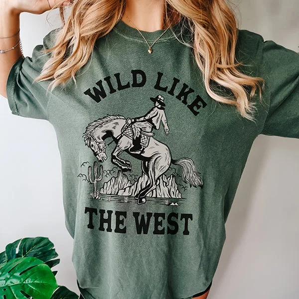 Classic Choice Wild Like The West Heavyweight Tee