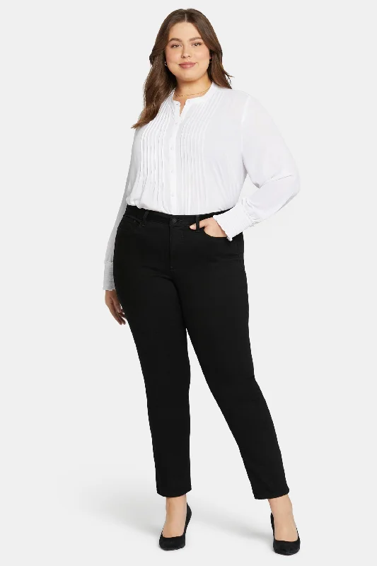Artistic Temperament Sheri Slim Jeans In Plus Size - Black