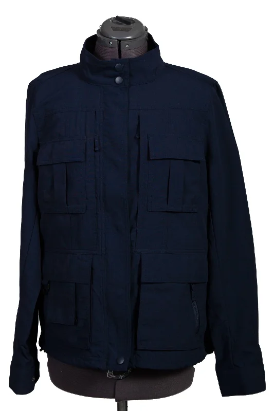 High Street Fashion Scully Womens Midnight Sky Nylon Multi-Pocket Jacket