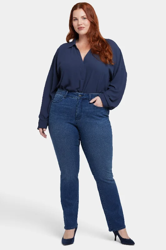 Goddess Outfit Marilyn Straight Jeans In Plus Size - Rendezvous