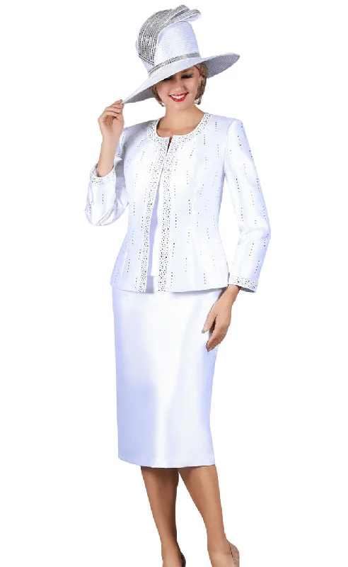 Printed Patterns Giovanna Church Suit G1227-White