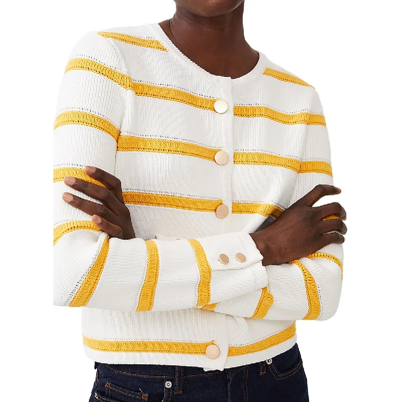 Sports Series French Connection Womens Knit Cotton Collarless Blazer