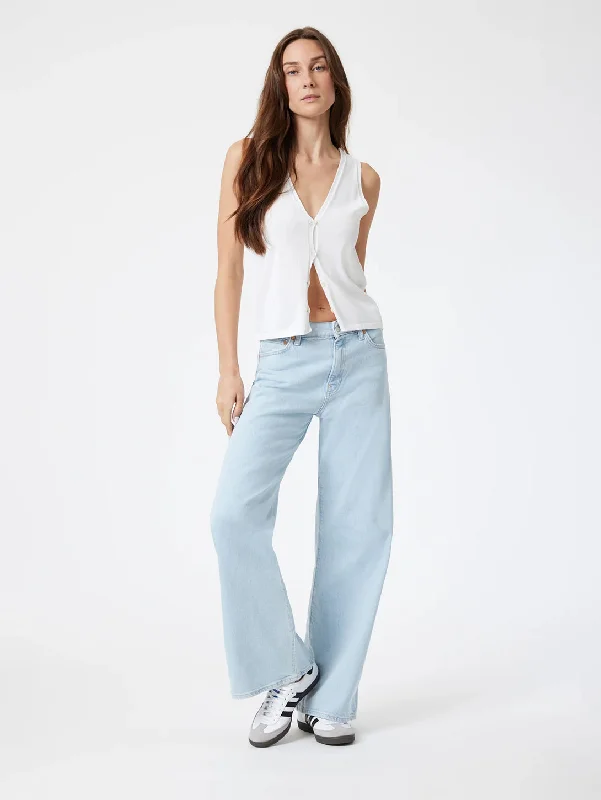 Trendy Items Florida Wide Jean - Bleached Recycled Blue