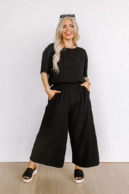 Simple Design Martinis In Manhattan High Waist Jacquard Pants Curves