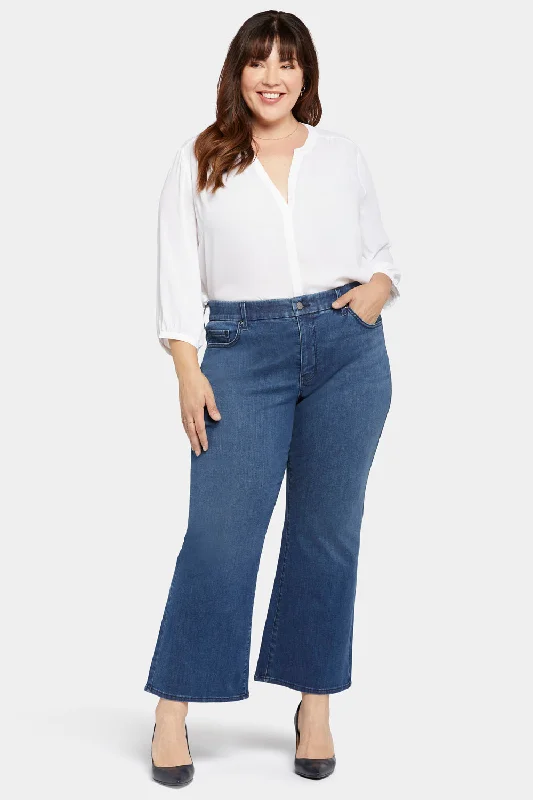 New Design Waist-match™ Relaxed Flared Jeans In Plus Size - Rendezvous