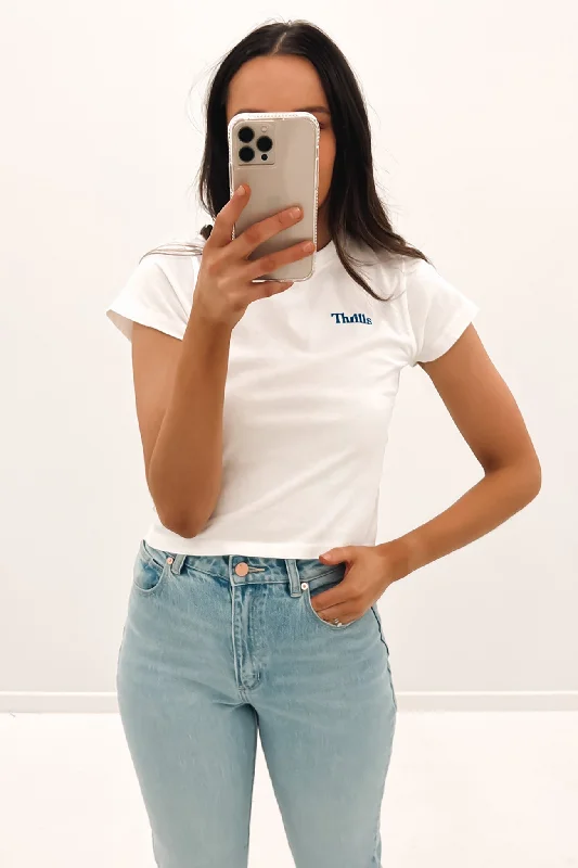 Personal Charm Never Forget Mini Fit Tee Tofu