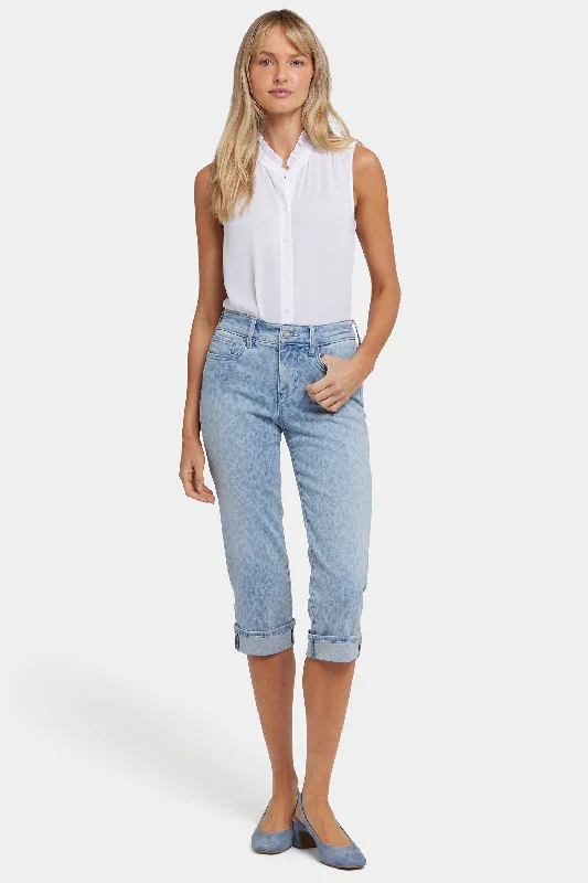 Cool Style Marilyn Straight Crop Jeans - Alpine Spirit
