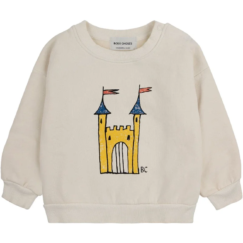 Retro Design Bobo Choses Offwhite Faraway Castle Crewneck