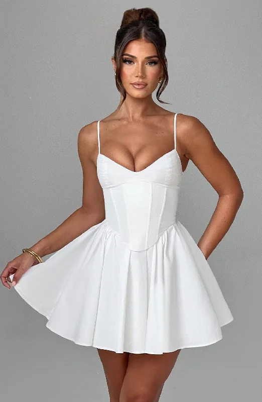 Elegant Series Analeigh Mini Dress - Ivory