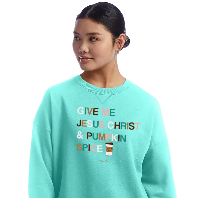 Trendy Items Blessed Girl Womens Sweatshirt Give Me Jesus Christ