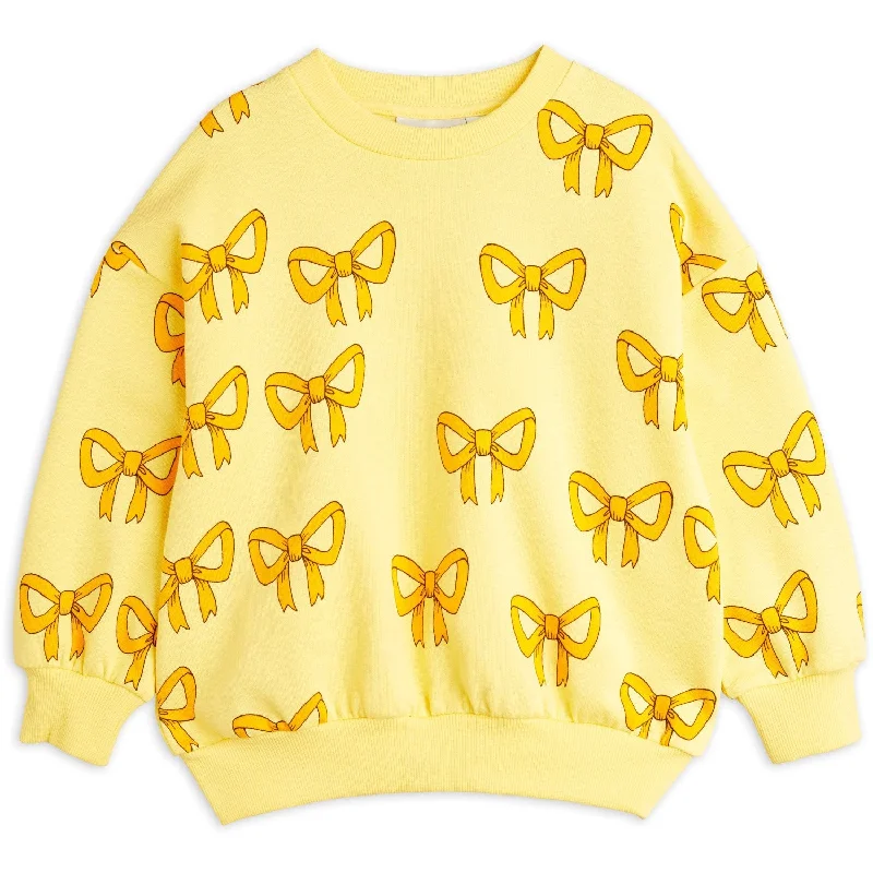 Youthful Vitality Mini Rodini Yellow Bow Aop Sweatshirt