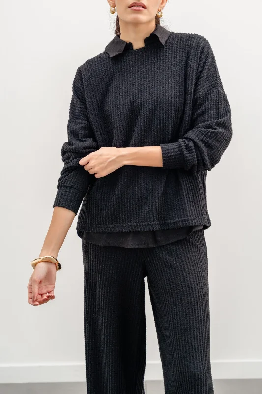 Fashion Touch TEXTURED TOP