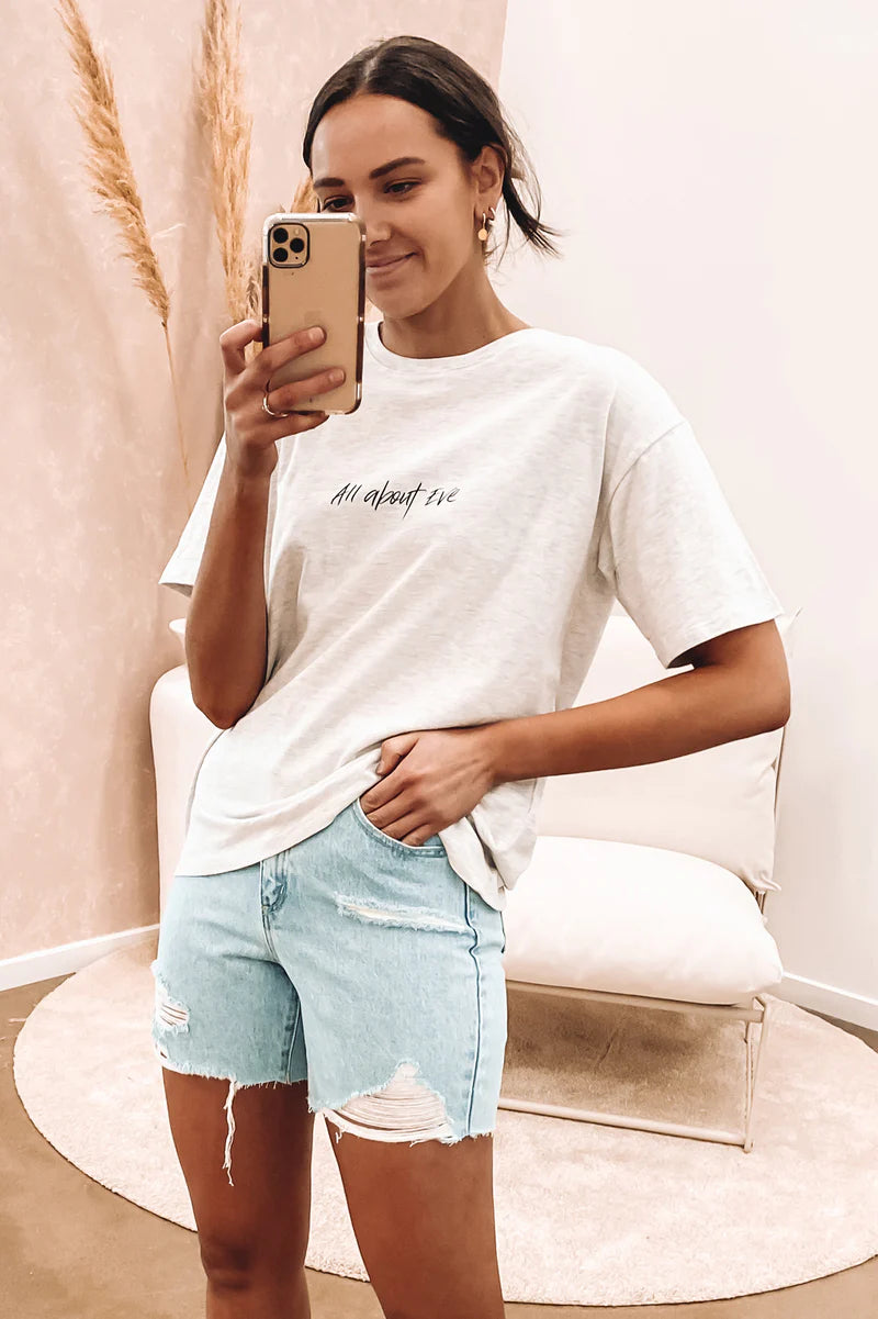 Celebrity Picks Essential Eve Tee Snow Marle