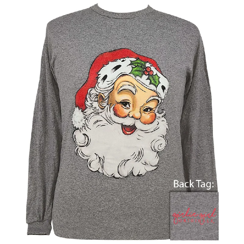 Preview New Products 2549 Santa Clause LS- Graphite Heather