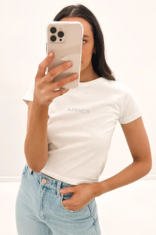 High-quality Design Dua Recycled Baby Tee Off White
