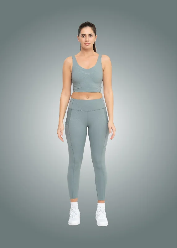 Trendy Items Nylon Women Emboss Active Leggings