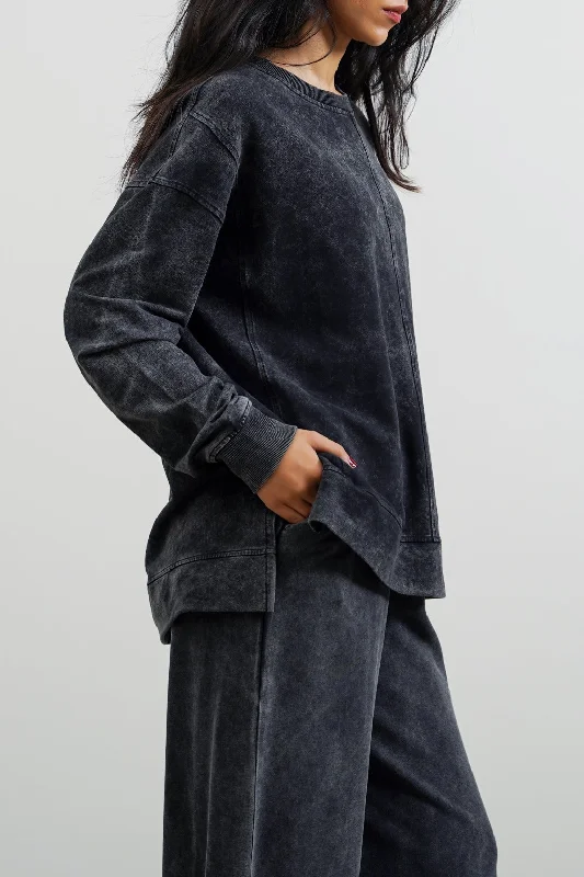 Urban Style CLASSIC  WASHED-EFFECT SWEATSHIRT
