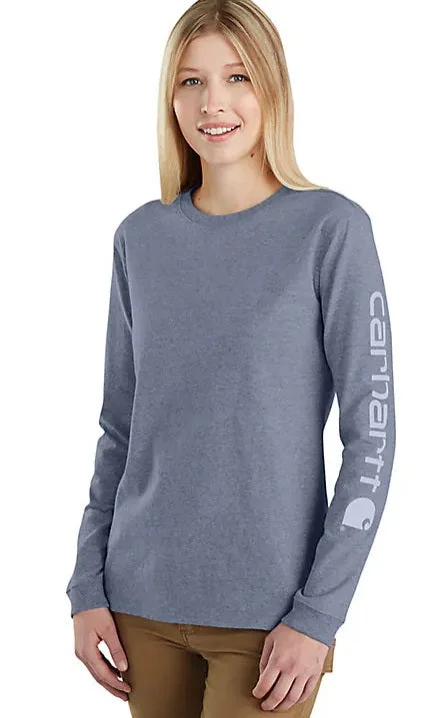 Luxury Customization Women's Loose Fit Heavyweight Long-Sleeve Logo Sleeve Graphic T-Shirt