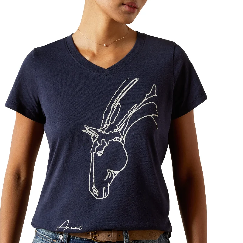 Editorial Design Ladies Hay Girl T-Shirt - Ariat