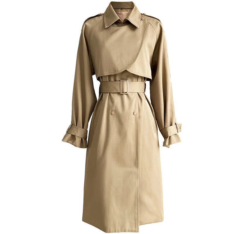 Exquisite Tailoring Luxury Designed Fall Long Trench Coats