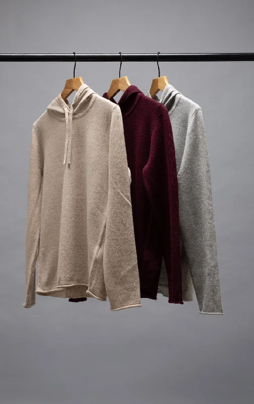 Classic Style 12GG BRUSHED MERINO HOODY