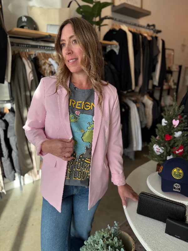 End Of The Year Bozzy Blazer - Pink