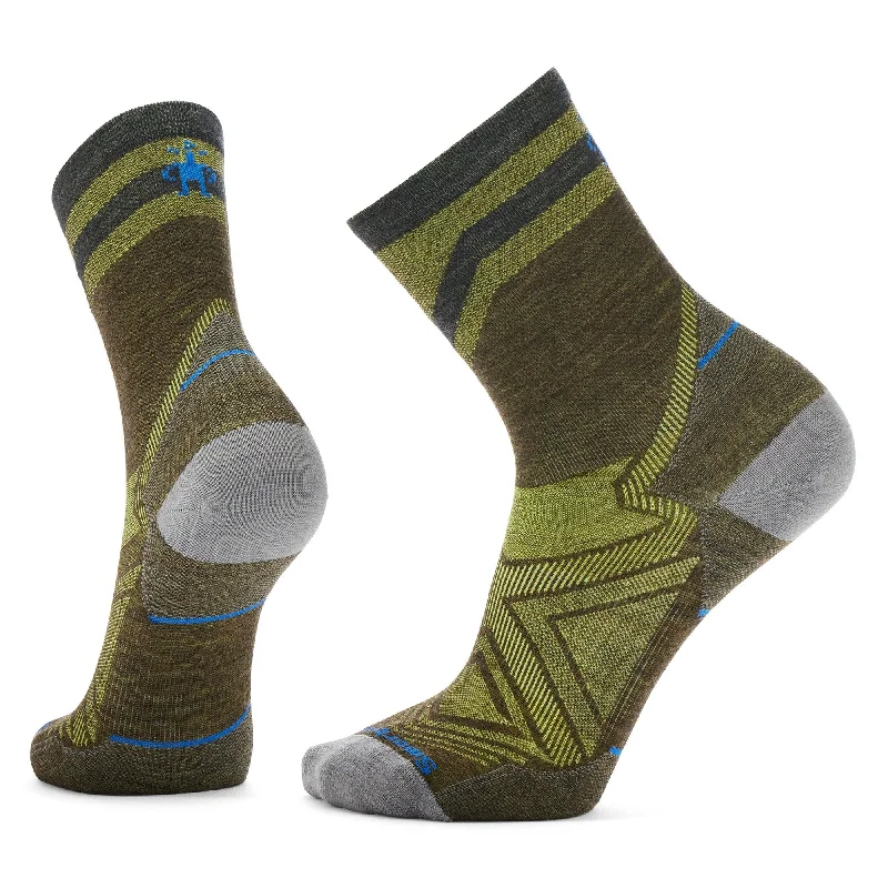 Body Design Run Zero Cushion Mid Crew Pattern Socks