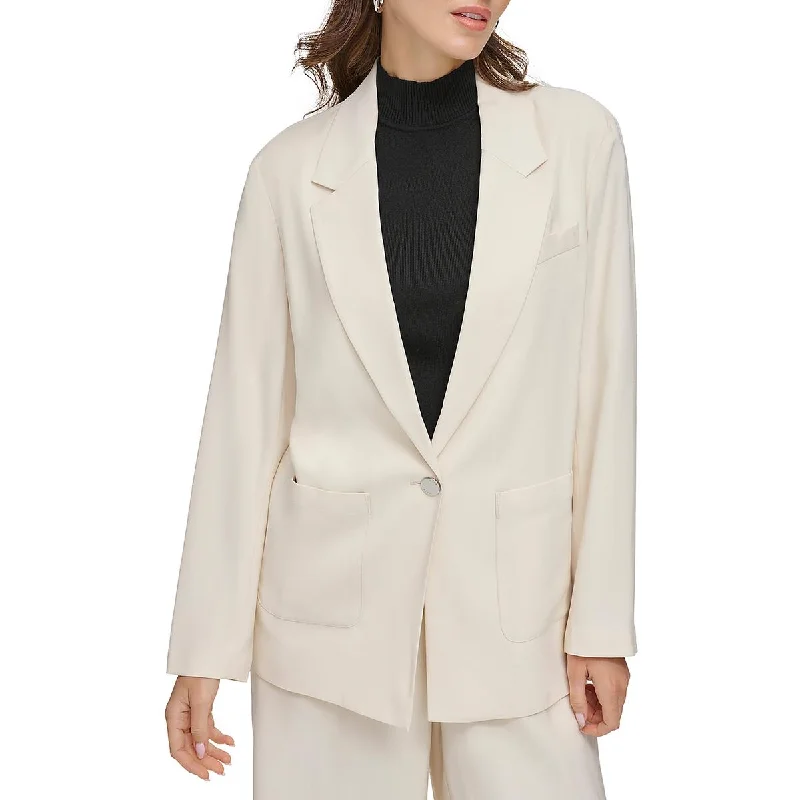 Goddess Outfit DKNY Womens Office Business One-Button Blazer