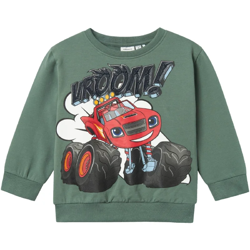 Printed Patterns Name It Dark Forest Omas Blaze Regular Sweatshirt