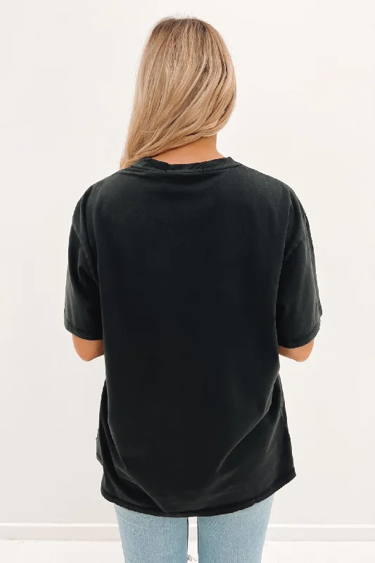 Street Fashion Above Tee Washed Black