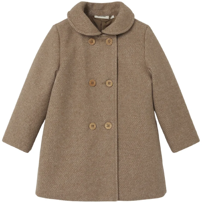 Fashion Must-have Lil'Atelier Travertine Melange Nalina Long Jacket