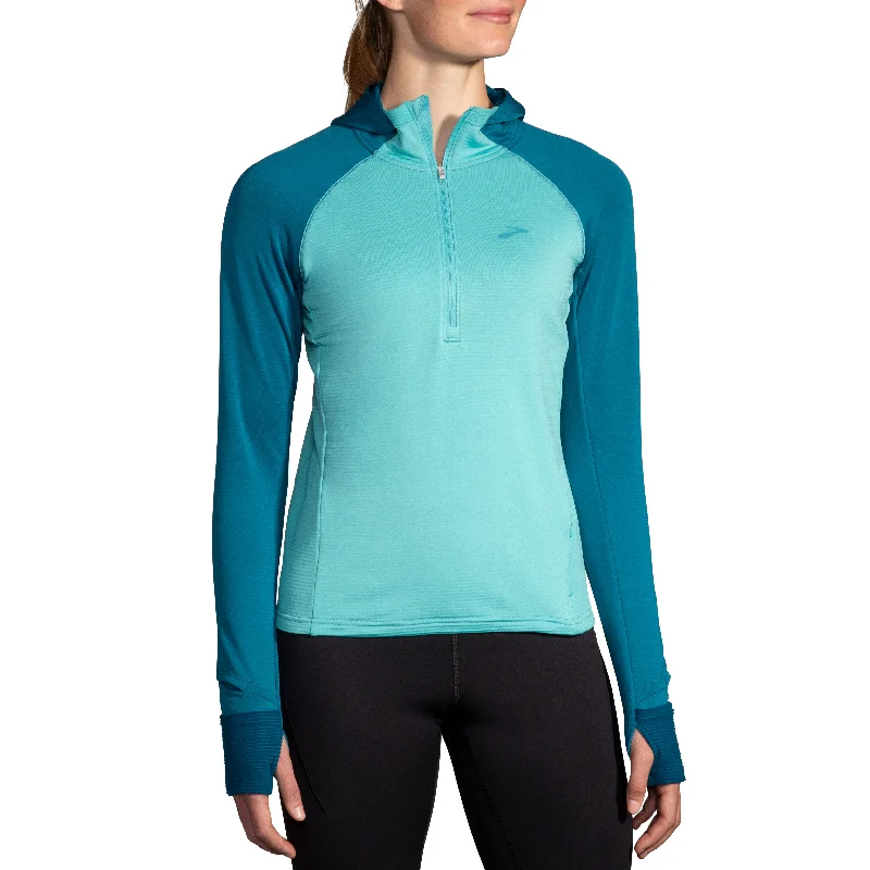 Street Fashion Brooks Women's Notch Thermal Hoodie 2.0