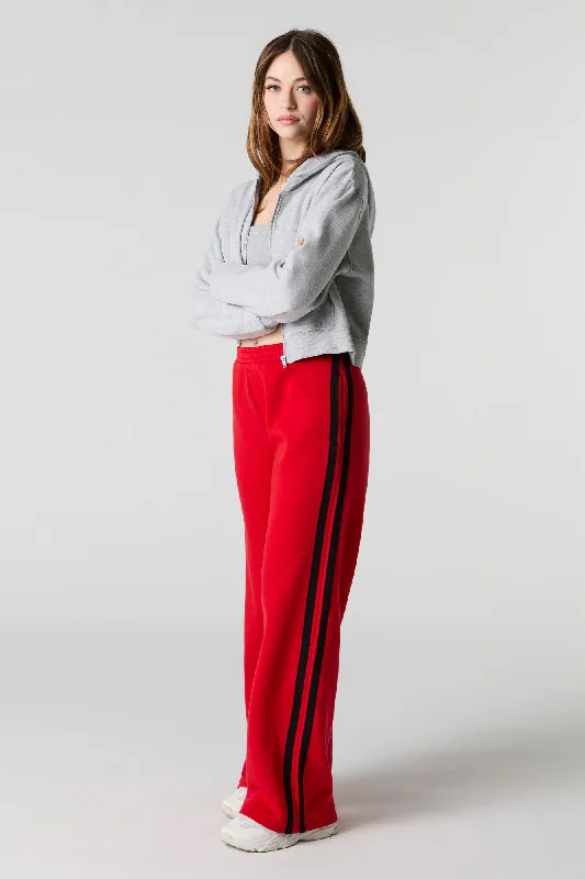Perfect Tailoring Striped Wide Leg Sweatpant